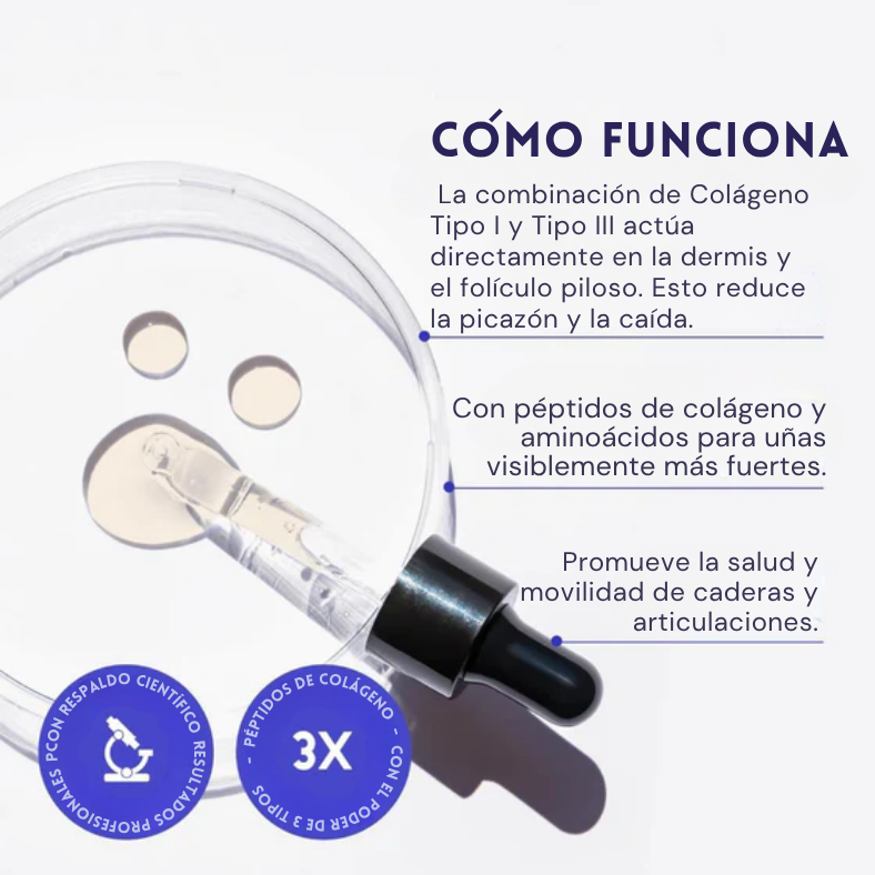 Colágeno 3X Drops: Energía y Pelaje Brillante